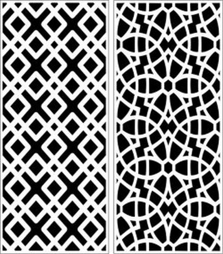 Design Pattern Panel Screen 204 For Laser Cut Cnc Free DXF File