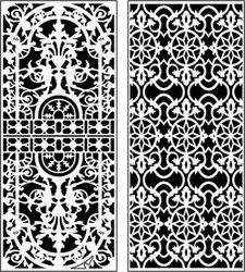 Design Pattern Panel Screen 062 For Laser Cut Cnc Free DXF File