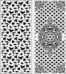 Design Pattern Panel Screen 249 For Laser Cut Cnc Free DXF File