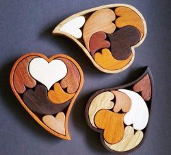 Heart Puzzle For Laser Cut Free DXF File