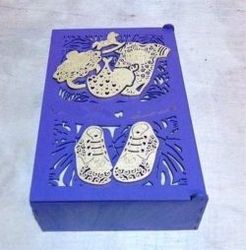 mothers Treasure Box For Laser Cut Free DXF File