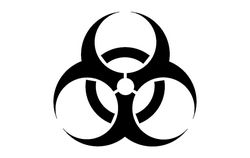 Biohazard Symbol Icon Free DXF File