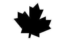 Canadian Maple Leaf Silhouette Free DXF File