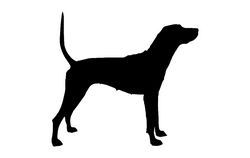 Dog Hunting Silhouette Free DXF File