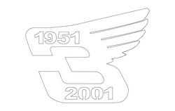 Earnhardt With Wing Logo Free DXF File