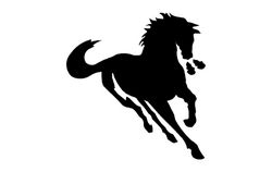 Horse Running Fast Free DXF File