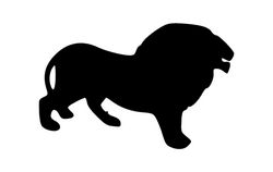 Lion Silhouette Free DXF File