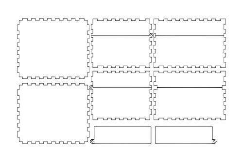 Hingedbox Free DXF File