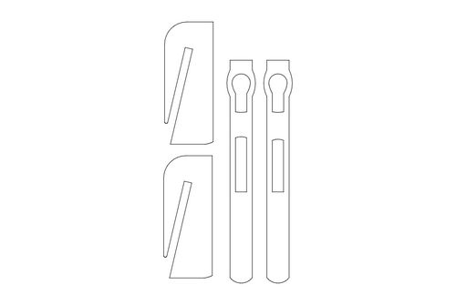 Sign Clips Free DXF File