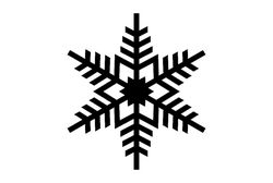 Single Snowflake Design Free DXF File