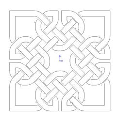 Celtic Knot Design 19 Free DXF File