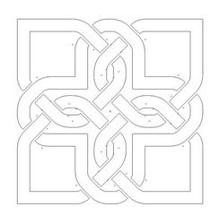 Celtic Knot Design 111 Free DXF File