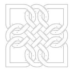 Celtic Knot Design 118 Free DXF File