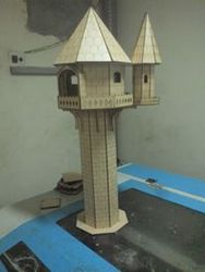Cnc Laser Projects Tower Free DXF File