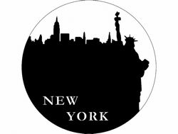 New York Clock Laser Cut Free DXF File