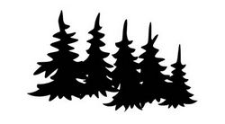 Silhouette Tree 5 Free DXF File
