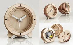 Collection Of Table Clock Wooden Free DXF File