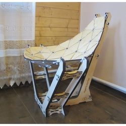 Laser Cut Chaise Lounge Cutting Chair Free DXF File