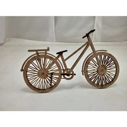 Laser Cut Wooden Bicycle Model Free DXF File