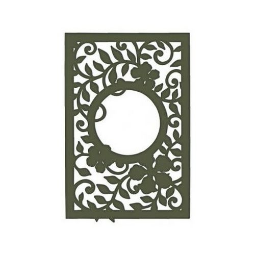 Decorative Leafy Frame Free DXF File