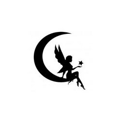 Fairy Silhouette Vector Free DXF File