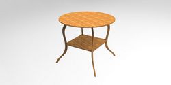 Laser Cut Wooden Stool Free DXF File