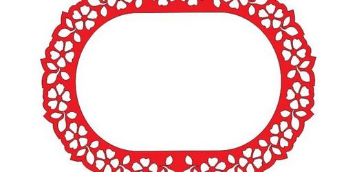 Laser Cut Frame 3 Free DXF File