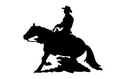 Horse And Rider Silhouette SX Free DXF File