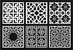 Grill Design Pattern Decoration 10 Free DXF File