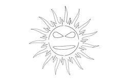 Art Cool Sun Free DXF File