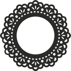Decorative Round Grille 005 Free DXF File
