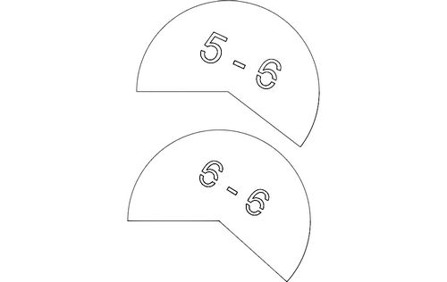 Geodesic Set Angles Outside Free DXF File