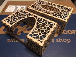 Laser Cut Cnc Project Tissue Box Free DXF File