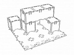 Block Toy Ls Laser Cut Design Template Free DXF File