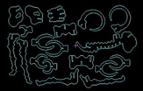 Laser Cut 3d Puzzle Mammut Template Free DXF File