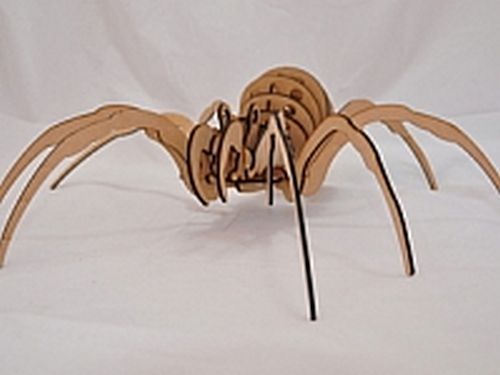 Laser Cut 3d Puzzle Spiderasaur Template Free DXF File