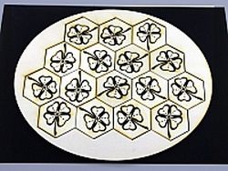 Wood Shamrock Simple Puzzle Laser Cut Design Template Free DXF File