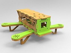 Woody The Mdf Drone Laser Cut Design Template Free DXF File