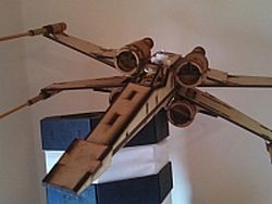 x-wing Starfighter By Graham S Laser Cut Design Template Free DXF File
