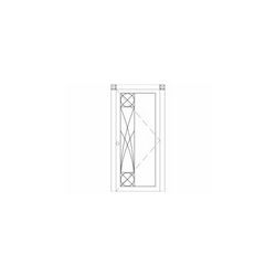 Gorgeous Modern Single Front Door Free DXF File