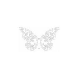 Laser Cut Butterfly Vector Free DXF File
