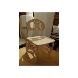 Plywood Children Chair 3d Puzzle Free DXF File
