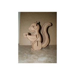 Squirrel For Sarah 3D Puzzle Free DXF File