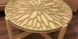 Cnc Table Decor Pattern Round Free DXF File