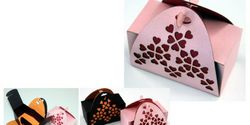 Paper Craft Valentins Gift Box Valentines Day Free DXF File