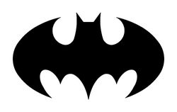 Batman Logo Black solid Free DXF File