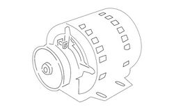 Electric Motor Free DXF File
