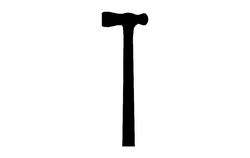 Hammer Silhouette Long Free DXF File