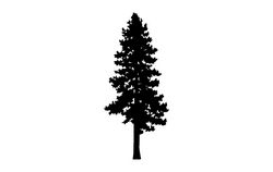 Tree silhouatte Free DXF File