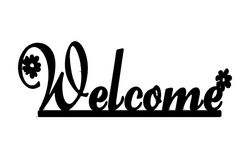 Welcome Daisy Free DXF File